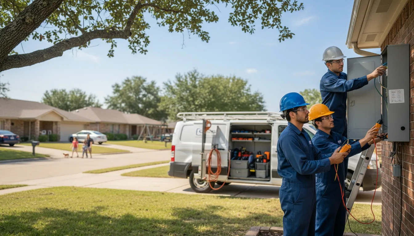 Certified electrician providing emergency electrical services in Lewiston, MN